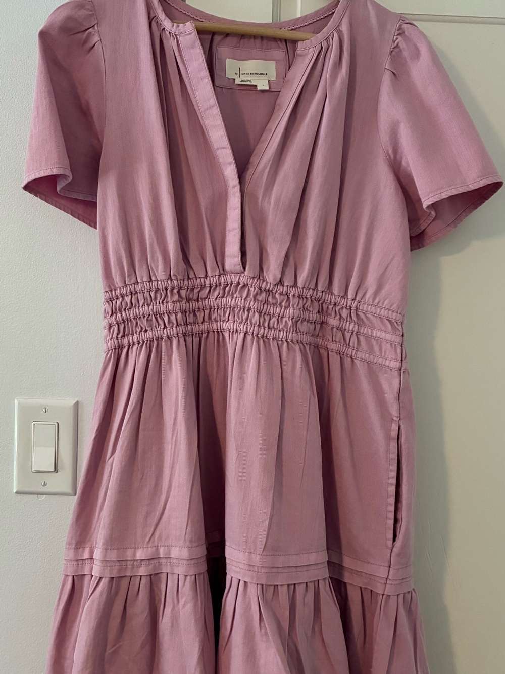 Anthropologie The Somerset Mini Dress in Pink